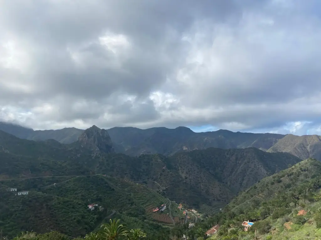 Vista de Tamargada, Vallehermoso, La Gomera. Imagen Ayuntamiento de Vallehermoso