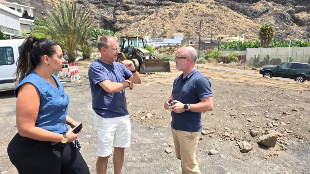 El Cabildo de La Palma traslada el centro de control de emisiones de gases de Puerto Naos y La Bombilla. Imagen Cabildo de La Palma