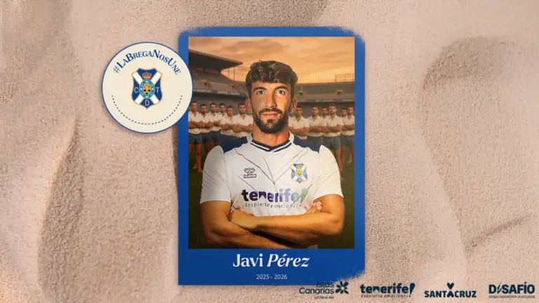 El centrocampista Javi Pérez, decimoquinto fichaje del Tenerife