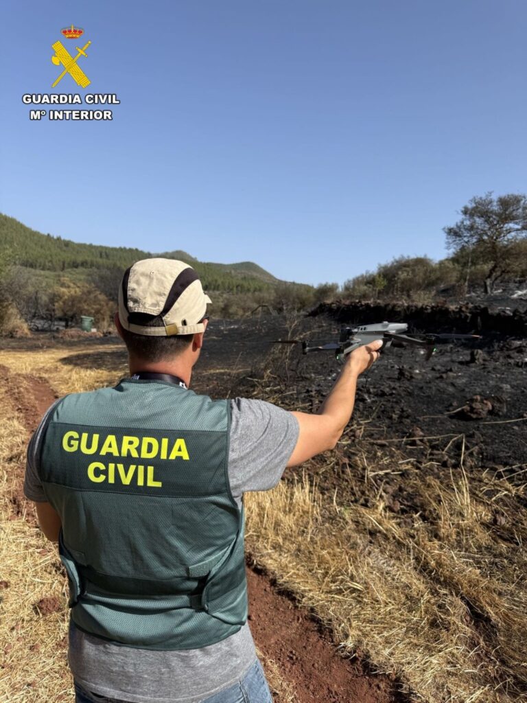 Investigan a un hombre como presunto autor del incendio de El Tanque