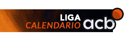 Calendario Liga ACB de Baloncesto Temporada 2025-26