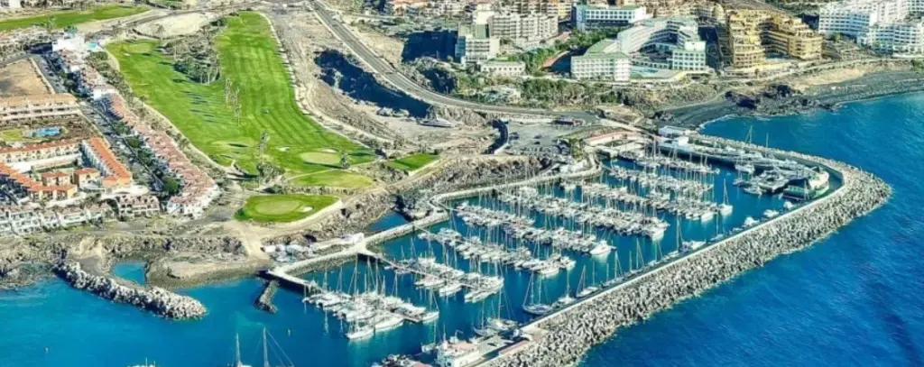 Marina San Miguel de Abona, donde ocurrió el accidente con la moto de agua