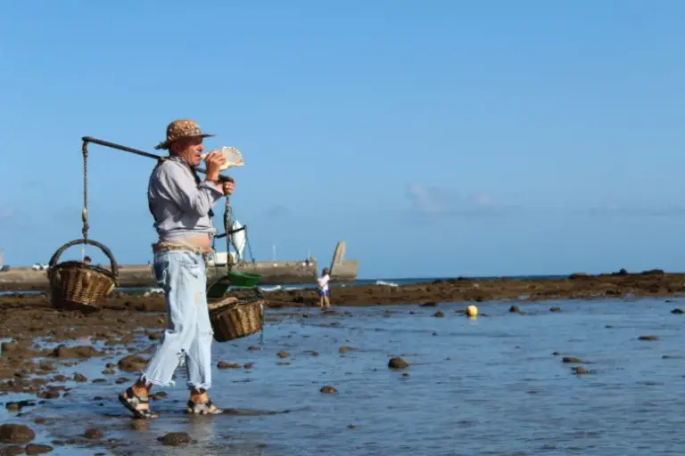 Cientos de personas celebran la Vará del Pescao en Arinaga