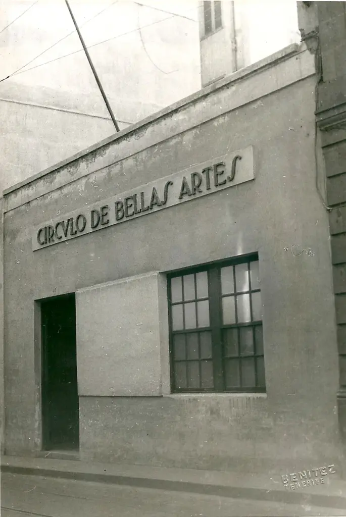 Imagen antigua del Círculo de Bellas Artes de Tenerife