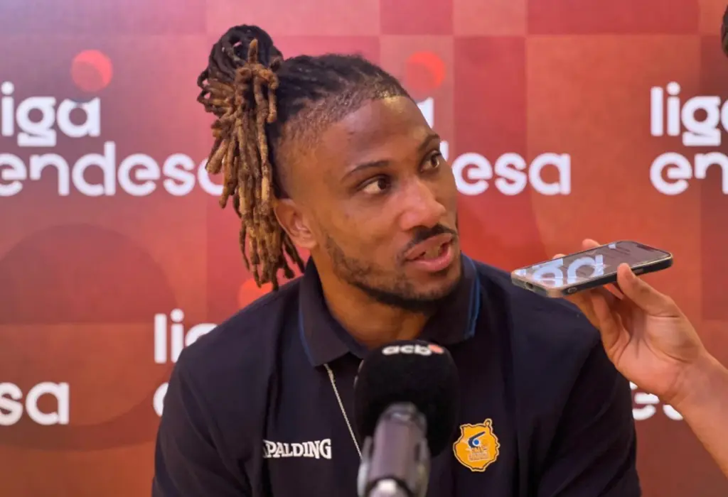 Andrew Albicy durante la presentación de la Liga Endesa 202572026. Imagen Dreamland Gran Canaria
