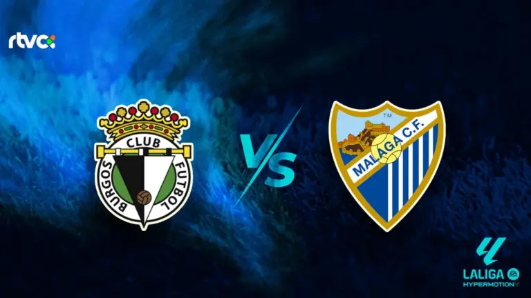 Burgos CF vs Málaga CF: horario, alineaciones y minuto a minuto | LaLiga Hypermotion 25-26