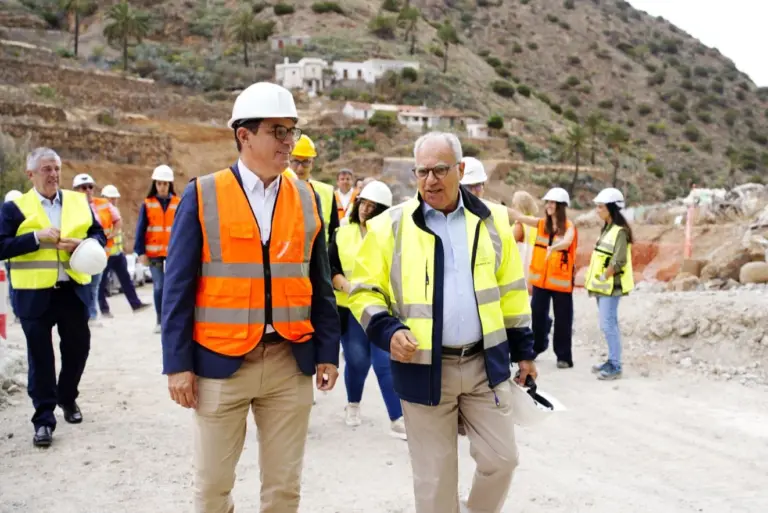 El Gobierno de Canarias concluye el cale del túnel de Vallehermoso, en La Gomera
