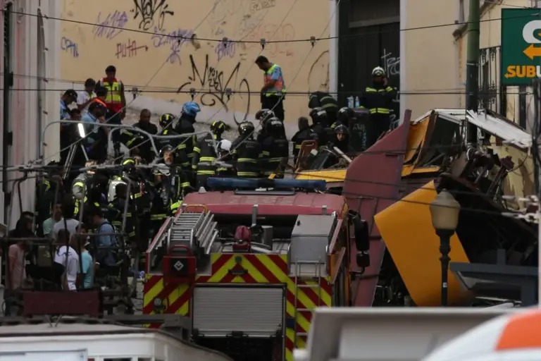 17 muertos y 23 heridos en el descarrilamiento de un funicular en Lisboa