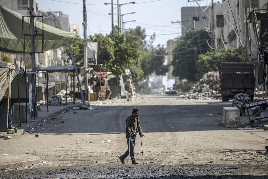 Israel insiste en evacuar la ciudad de Gaza. EFE/EPA/Mohammed Saber