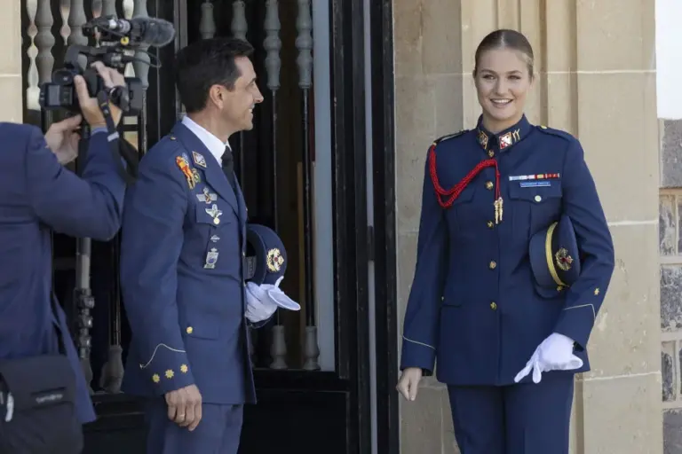 La princesa Leonor inicia en la Academia del Aire su último año de formación militar