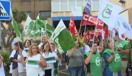 Manifestación sanitarios