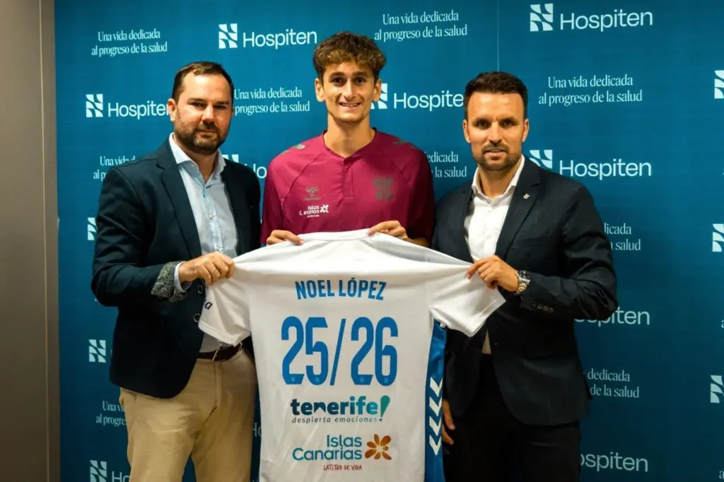 Noel López, nuevo fichaje del CD Tenerife: "El estreno en casa salió redondo". CD Tenerife.
