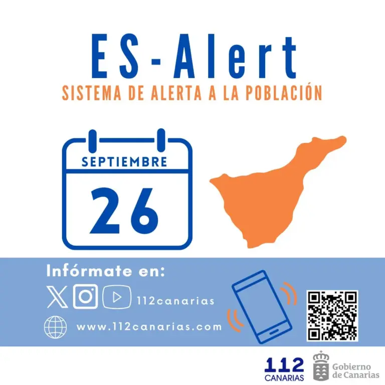 Nueva prueba de aviso de emergencia a la población con el simulacro de erupción en Garachico