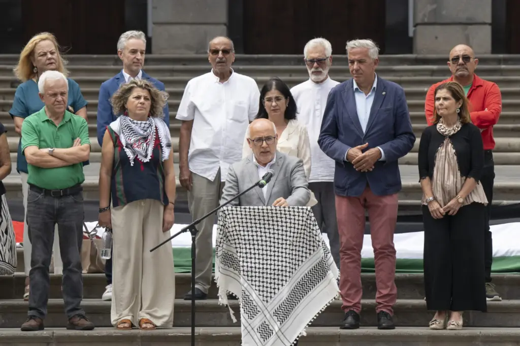 Acto genocidio Gaza en Las Palmas de Gran Canaria