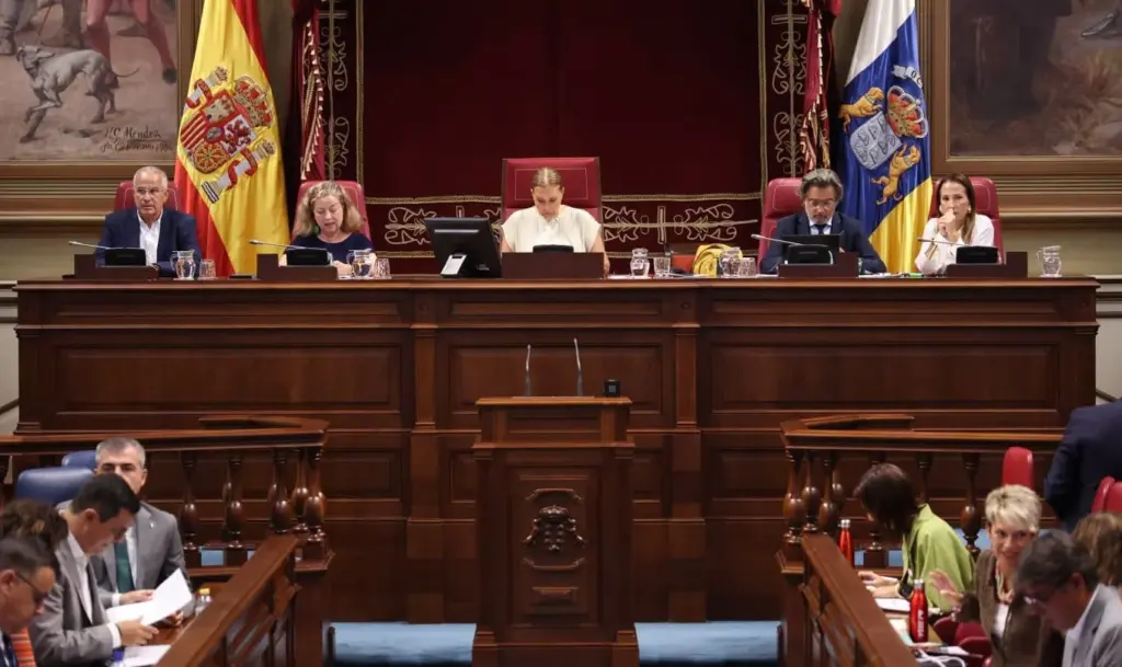 Pleno del Parlamento de Canarias, 9 de septiembre 2025. Imagen @parcan