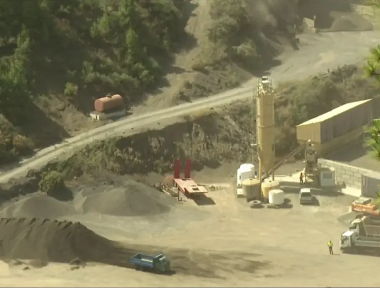 El polvo de una planta de áridos amenaza un yacimiento arqueológico en La Palma