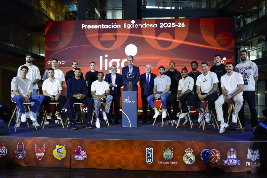 Presentación de la Liga Endesa 202572026. Imagen EFE