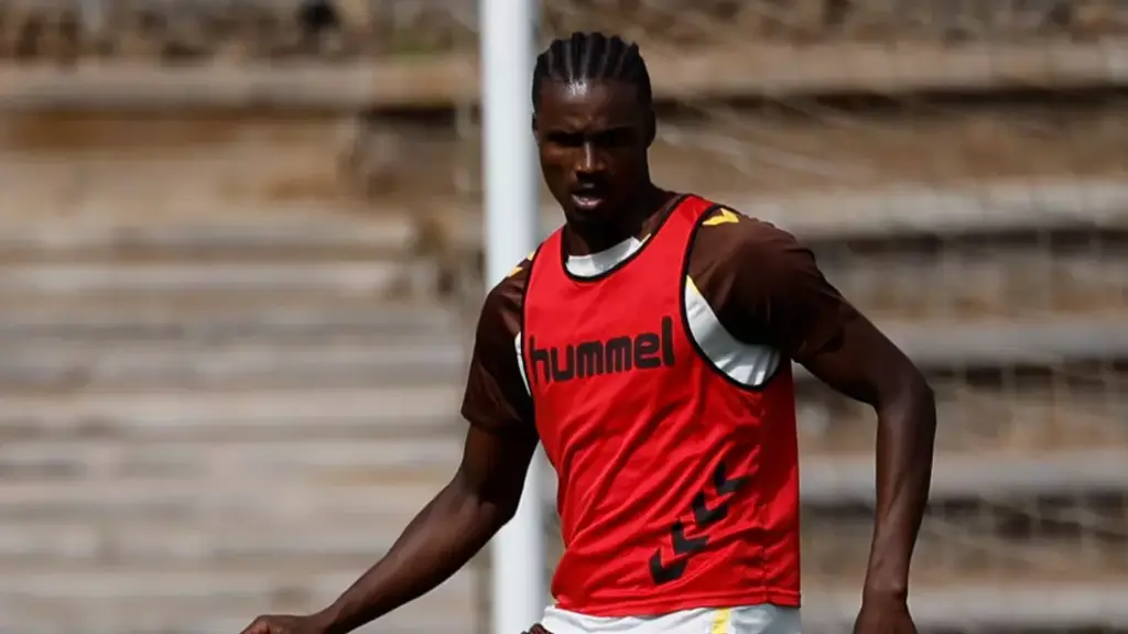 La UD Las Palmas rescinde el contrato de Sory Kaba. Imagen del jugador Sory Kaba. Cedida: UD Las Palmas.