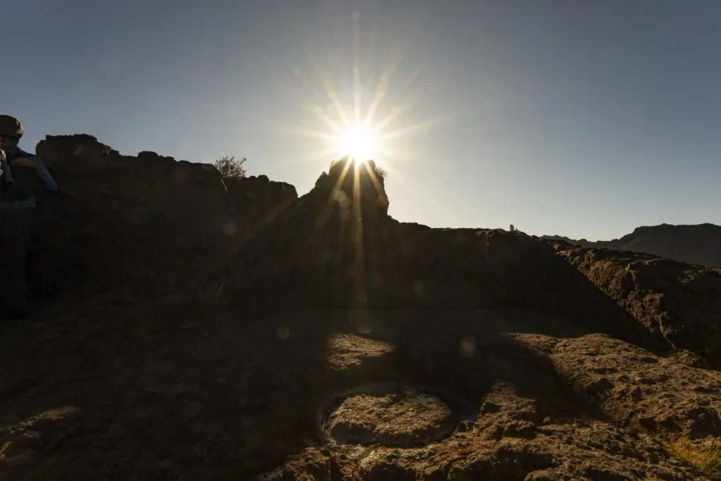 Equinoccio de otoño desde el Bentayga