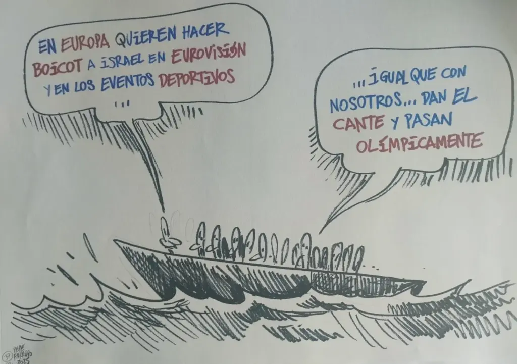 Viñeta boicot Eurovisión Farruqo 17 de septiembre 2025