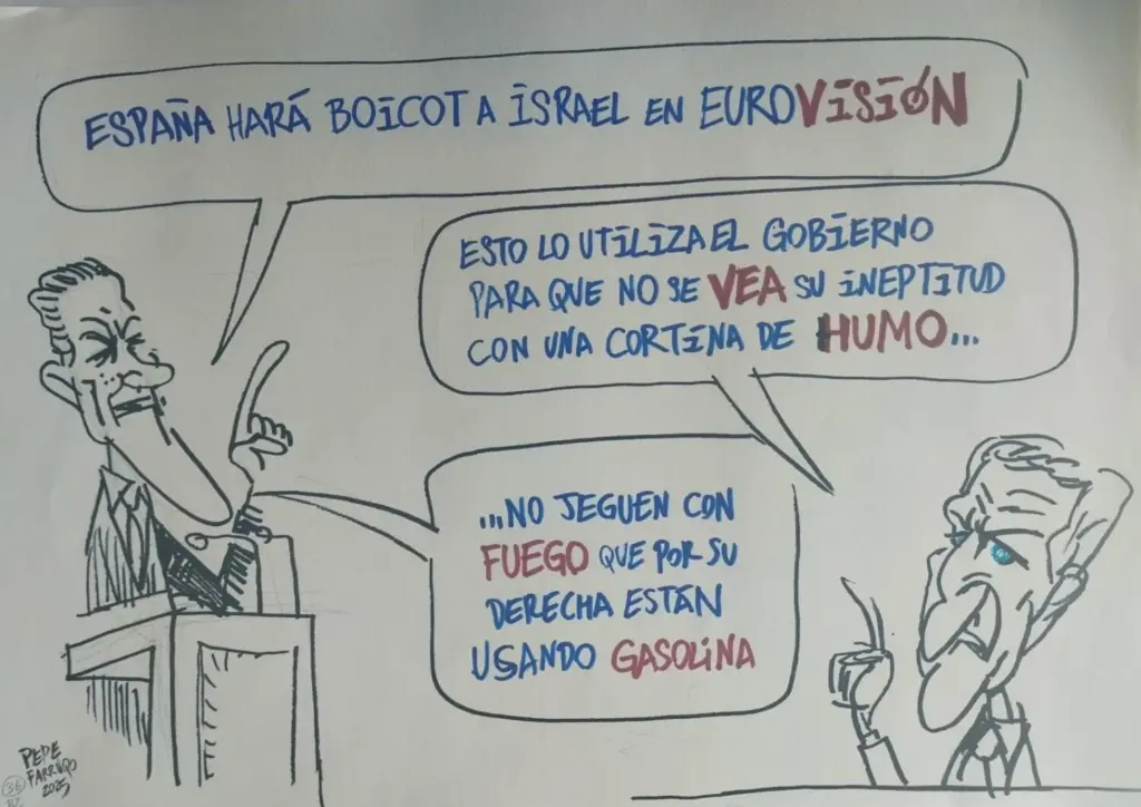 Viñeta Farruqo Eurovisión 17 septiembre 2025