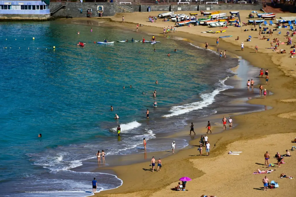 El tiempo. Playa de Las Canteras. Imagen Ayuntamiento de Las Palmas de Gran Canaria