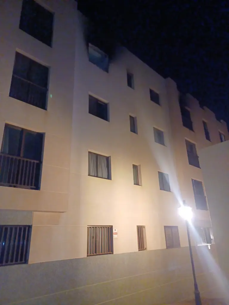 Incendio en vivienda en Lanzarote