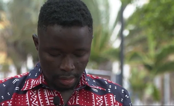 Denuncia una agresión racista en una guagua de Tenerife. Yunus Diop, el afectado por una agresión racista en una guagua de Titsa. RTVC.