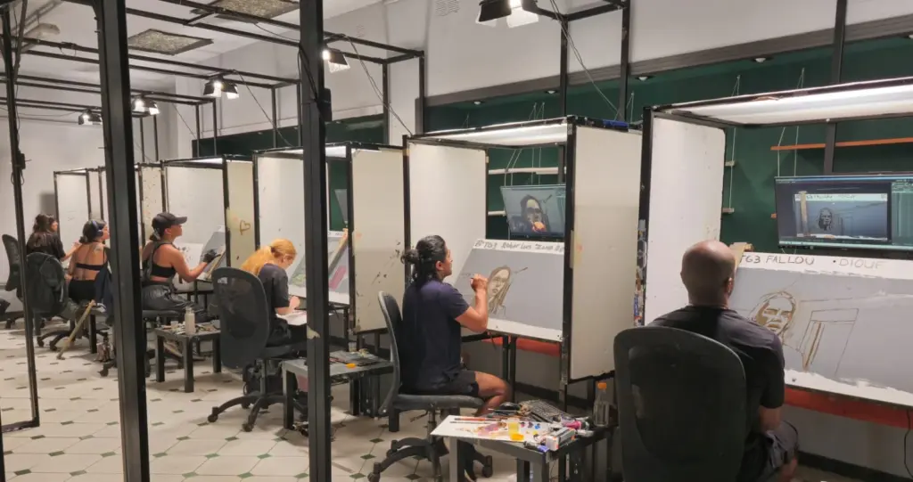 Imagen de algunos de los artistas participantes en las pruebas | Tinglado Film