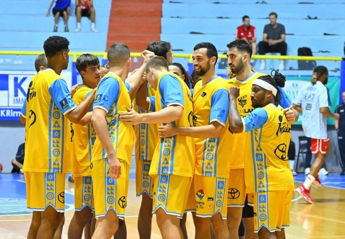 El Dreamland Gran Canaria se presenta ante su afición en La Copa Canaria. Fotografía: CB Gran Canaria