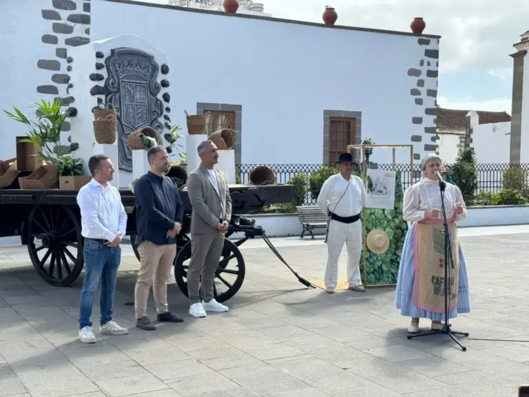 Telde homenajea a sus productores de berros en la ofrenda a la Virgen del Pino