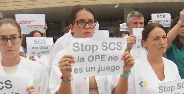 Cuarta jornada de huelga de los médicos en Canarias