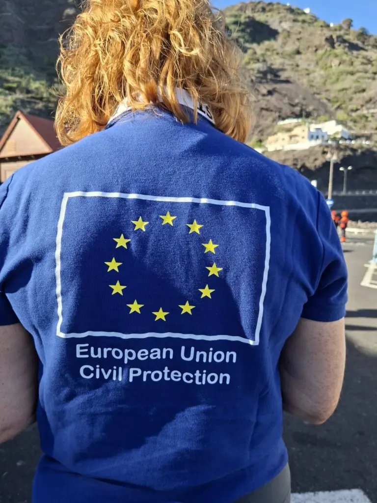 Efectivos de todo el país y también de la Unión Europea participan en el simulacro de erupción de Garachico / RTVC / Ángel Muñiz