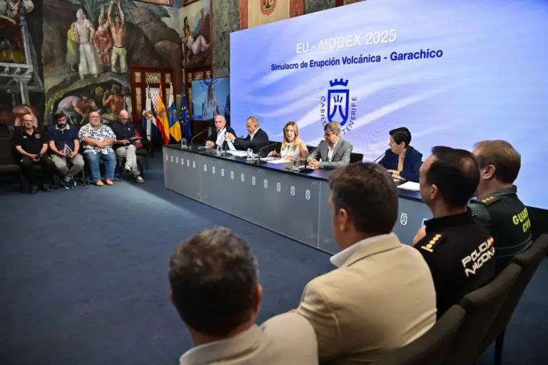 Más de mil personas participarán en el simulacro volcánico Eu-Modex Tenerife que se celebrará en Garachico