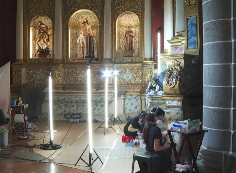 La Basílica del Pino recupera el alma de sus retablos