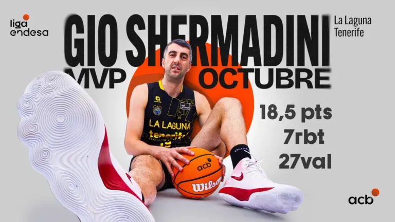 Giorgi Shermadini, MVP del mes de octubre