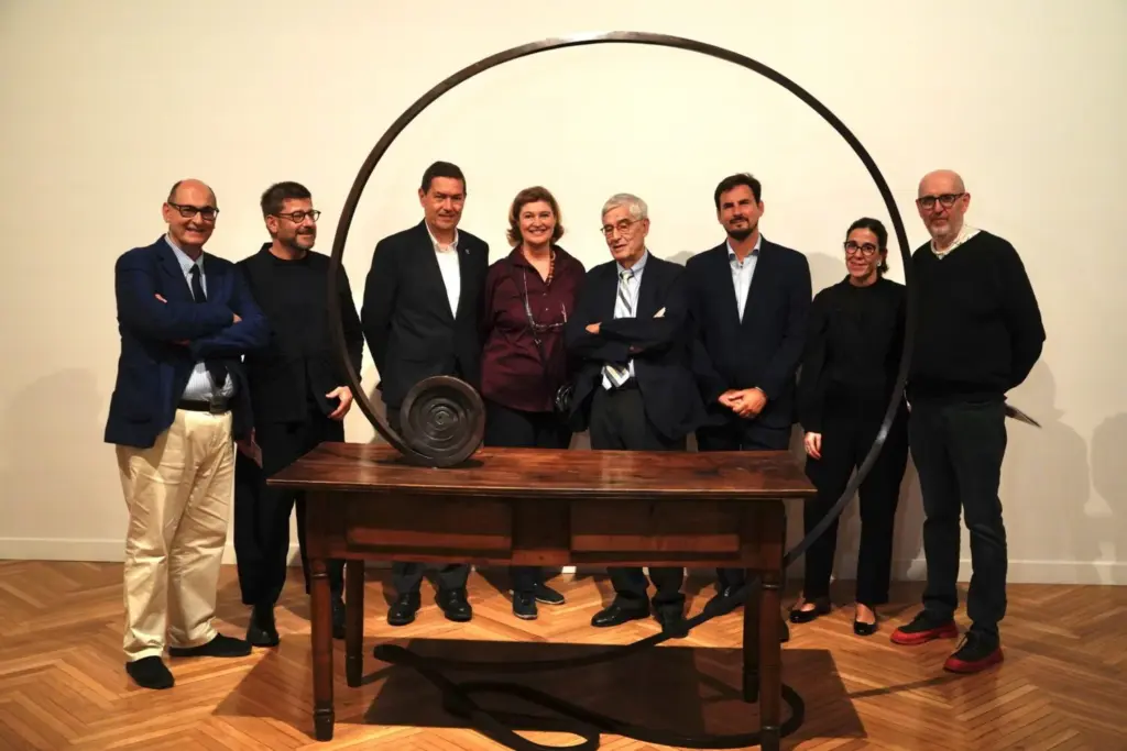 Presentación de la exposición Martín Chirino. Memoria del Círculo, en el Círculo de Bellas Artes de Madrid
