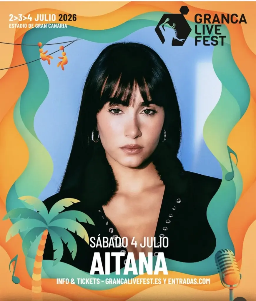 Aitana artista confirmada para el Granca Live Fest 2026