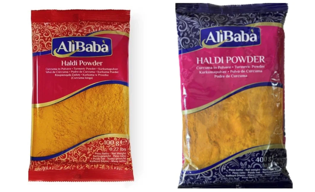 Alerta por la venta de cúrcuma en polvo con salmonela en Canarias. Imagen de Aesan.