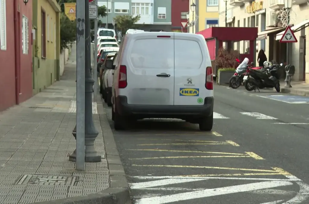 Calle donde se produjo la sanción en Tegueste
