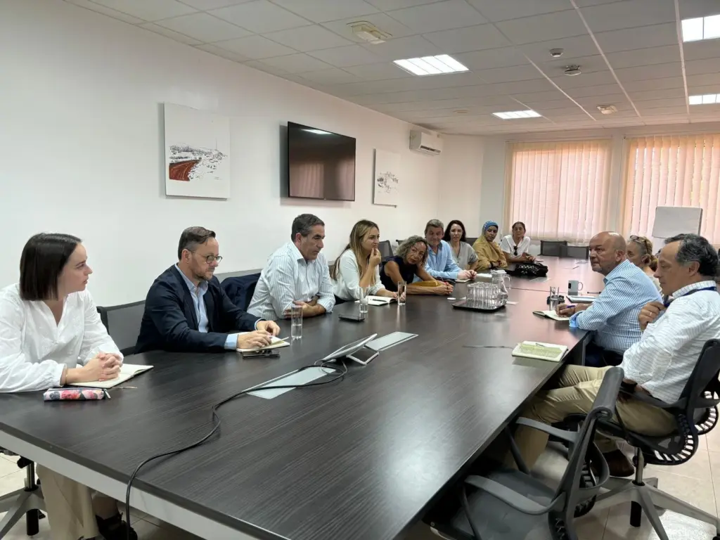 Reunión con representantes de la Unión Europea. Imagen Gobierno de Canarias