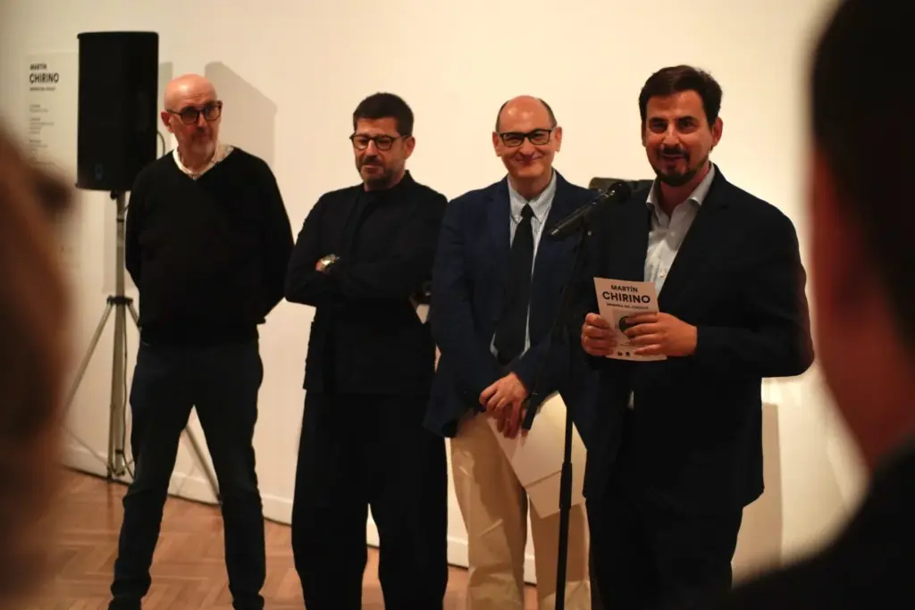 Presentación de la exposición Martín Chirino. Memoria del Círculo, en el Círculo de Bellas Artes de Madrid