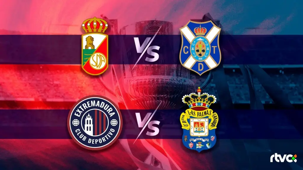 El Extremadura-Las Palmas y el Alcalá-Tenerife se disputarán el martes 28 de octubre