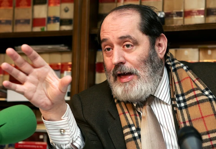 Muere el abogado Emilio Rodríguez Menéndez, defensor del 'Dioni' o la 'dulce Neus'. EFE