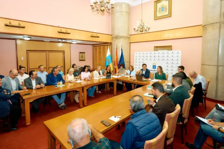 Gobierno canario y cabildos acuerdan solicitar que se prorrogue la gratuidad en el transporte en 2026