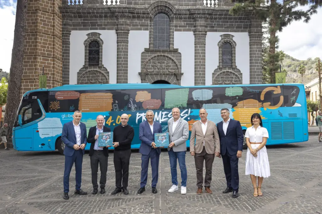 La Guagua de las Promesas. Imagen cedida por Global