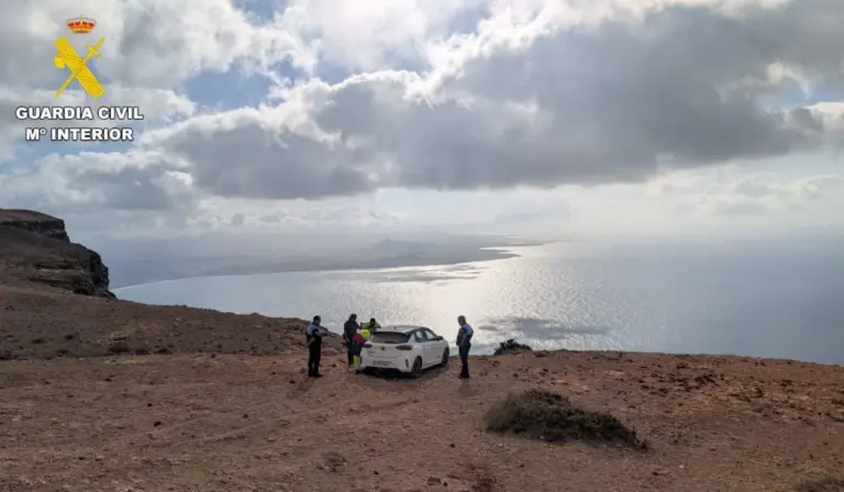 La Guardia Civil lleva a cabo un auxilio sanitario en Lanzarote