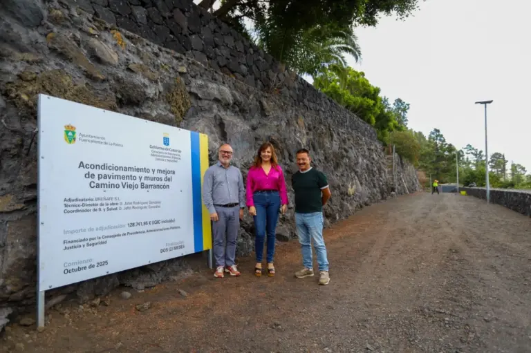 Fuencaliente tendrá una red de seguridad para sus carreteras