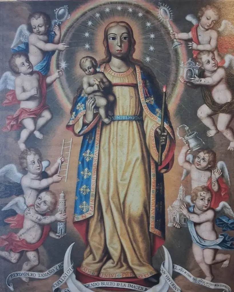 Virgen de Candelaria. Nicolás de Medina (1730-50)