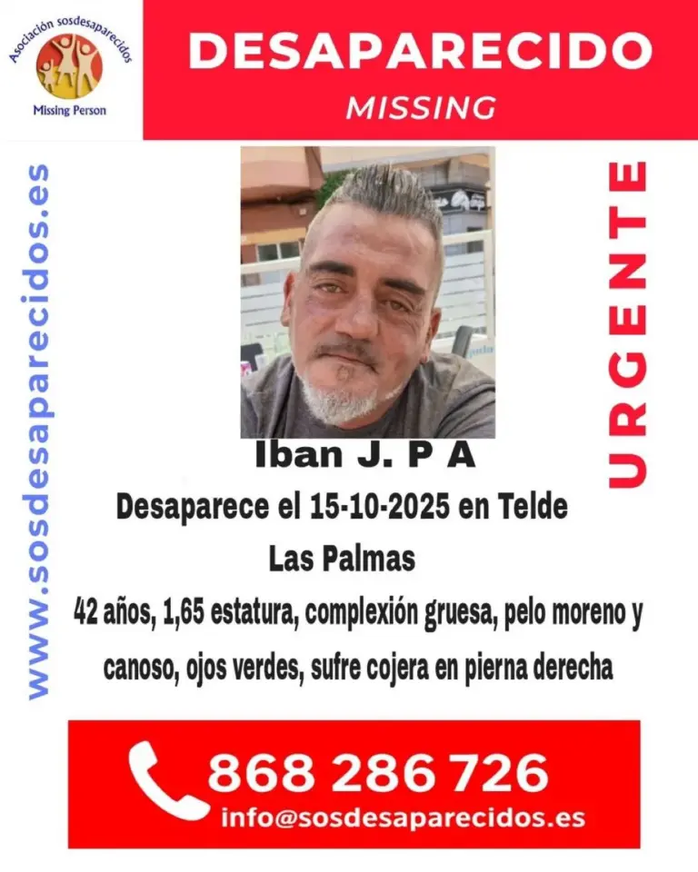 Buscan a Iban, desaparecido en el municipio grancanario de Telde
